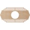 Ekena Millwork Chrysler Wood Fretwork Pierced Ceiling Medallion, Alder, 32"W x 16"H x 8 3/8"ID x 1/4"T CMWP32X16X0250CSAL - alternate 5